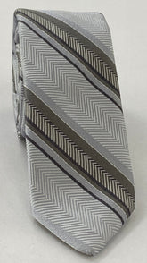 Formal/Wedding Silk Stripe Tie #WDST-1